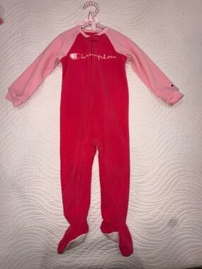 Double zipper fleece pajama size 24M 💕